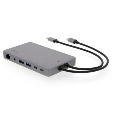 20416 20416 LMP 2xUSB-A/2xUSB-C/2xHDMI/DP/MiniDP/VGA/DVI/3.5mm 4K UHD 5 Gbit/s Grey Features DSE