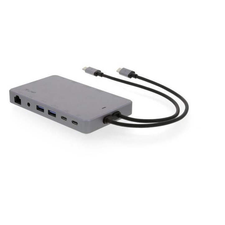 20416 LMP 2xUSB-A/2xUSB-C/2xHDMI/DP/MiniDP/VGA/DVI/3.5mm 4K UHD 5 Gbit/s Grey