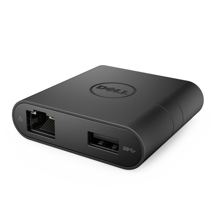 JF19J Dell External video adapter USB-C/VGA/ USB 3.0 /Network / HDMI Black 0JF19J