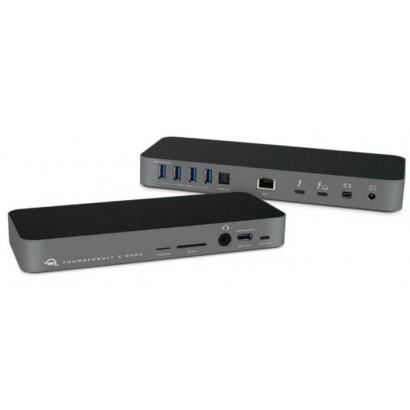 OWCTB3DK14PSGG OWCTB3DK14PSGG OWC Thunderbolt 3 dock microSD SD 3.5mm USB 3.1 A USB 3.1 C Mini DP 1.2 RJ-45 S/PDIF 230x25x89 ...