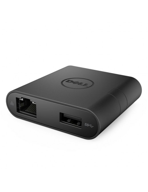 DA200 DA200 Dell External video adapter USB-C/VGA/ USB 3.0 /Network / HDMI Black 0DA200