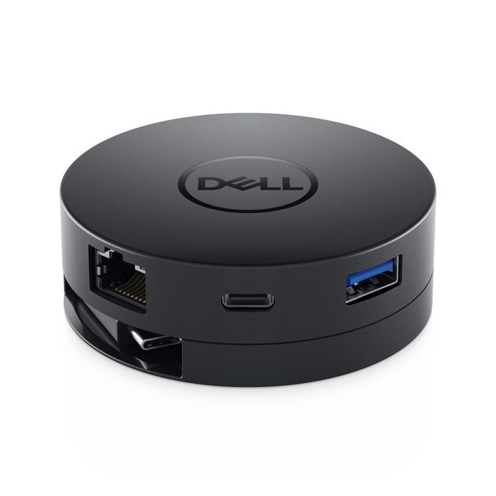 W0YFT Dell USB-C Mobile Adapter HDMI/ VGA/ DisplayPort/ RJ-45 80 g Black 0W0YFT