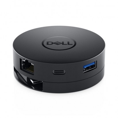 DA300 Dell USB-C Mobile Adapter HDMI/ VGA/ DisplayPort/ RJ-45 Black 0DA300