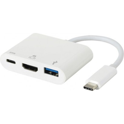 ES623001WH eSTUFF USB-C AV Multiport Hub MUF82AM/A