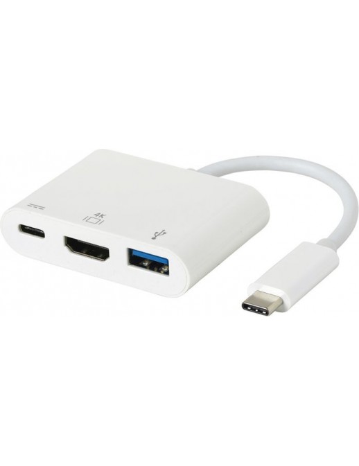 ES623001WH eSTUFF USB-C AV Multiport Hub MUF82AM/A