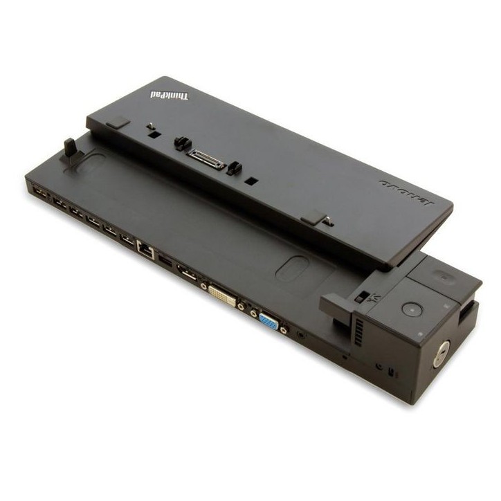 40A10065UK Lenovo ThinkPad Pro Dock 65W 3 x USB 2.0 / 3.0 LAN (10/100) 1 x DisplaPort 1.2 1 x DVI-D 1 x VGA