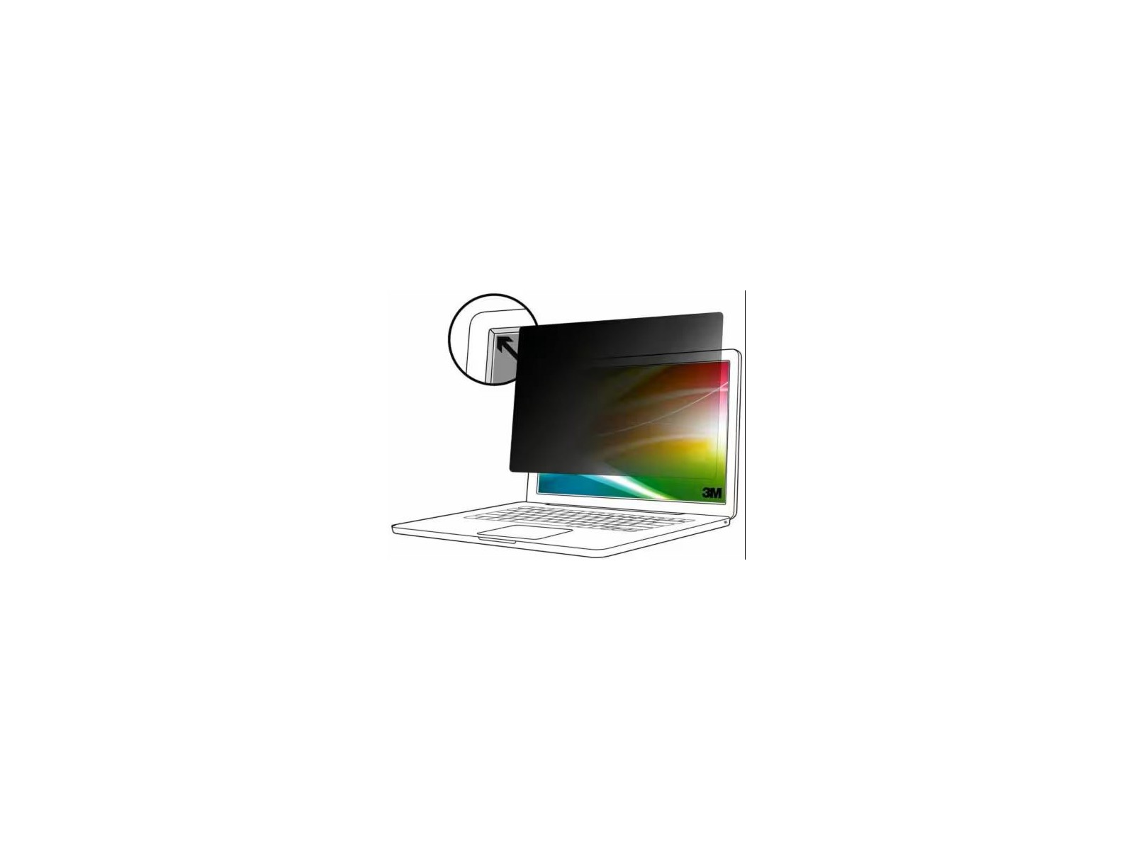 7100283540 7100283540 3M Bright Screen Privacy Filter For 15.6In Laptop 16:9 Bp156W9B 7100283540 7100283540 3M Bright Screen Privacy Filter For 15.6In Laptop 16:9 Bp156W9B