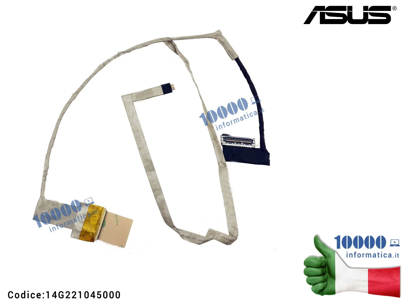 14G221045000 Cavo Flat LCD ASUS K53B K53BR K53BY K53TA K53TK K53U K53Z A53B A53BR A53BY A53TA A53TK A53U A53Z X53B X53BR X53B... 14G221045000 Cavo Flat LCD ASUS K53B K53BR K53BY K53TA K53TK K53U K53Z A53B A53BR A53BY A53TA A53TK A53U A53Z X53B X53BR X53B...