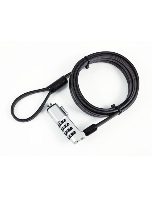 GLB220302 GLB220302 eSTUFF Security lock with slim combination for Wedge Slot (Gearlab box) WDG08 Wirelock Wire lock