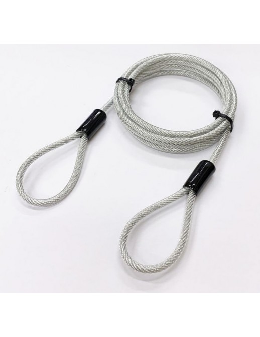 MC-LOCKWIRE2M MicroConnect 2 Loop Locking Wire ø4.5mm 2 meter Black