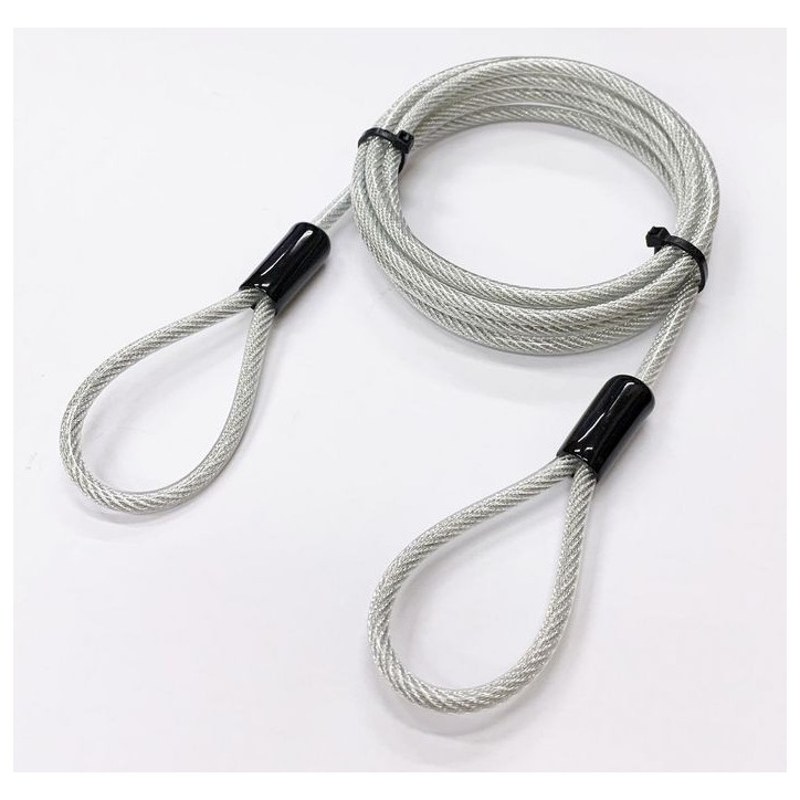 MC-LOCKWIRE2M MicroConnect 2 Loop Locking Wire ø4.5mm 2 meter Black
