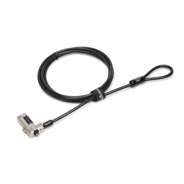 K68008EU Kensington N17 Combination Lock for Wedge-Shaped Slots