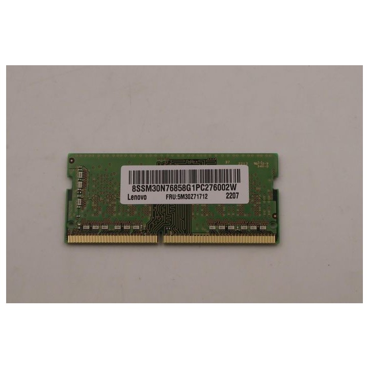 5M30Z71712 Lenovo MEMORY SODIMM,8GB DDR4,3200,Samsung FRU5M30Z71712