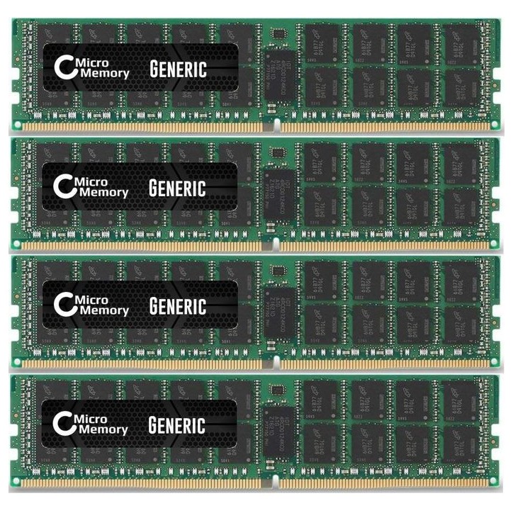 MMH9736/64GB CoreParts 64GB Memory Module for HP 2133Mhz DDR4 Major DIMM - KIT 4x16GB KVR21R15D4K4/64