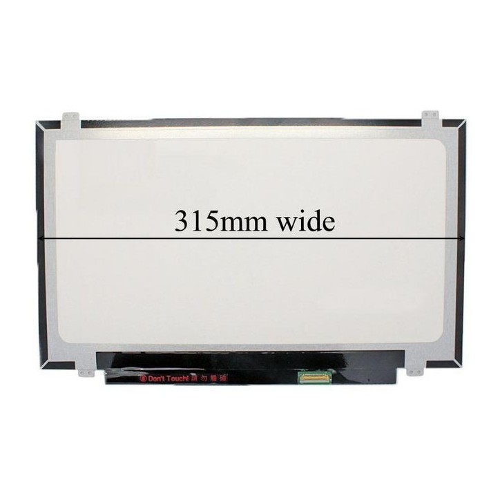 MSC140F30-213M CoreParts 14,0" LCD FHD Matte 1920x1080 Original Panel 315mm wide 30pins Bottom Right Connector Top Bottom 4xBrac