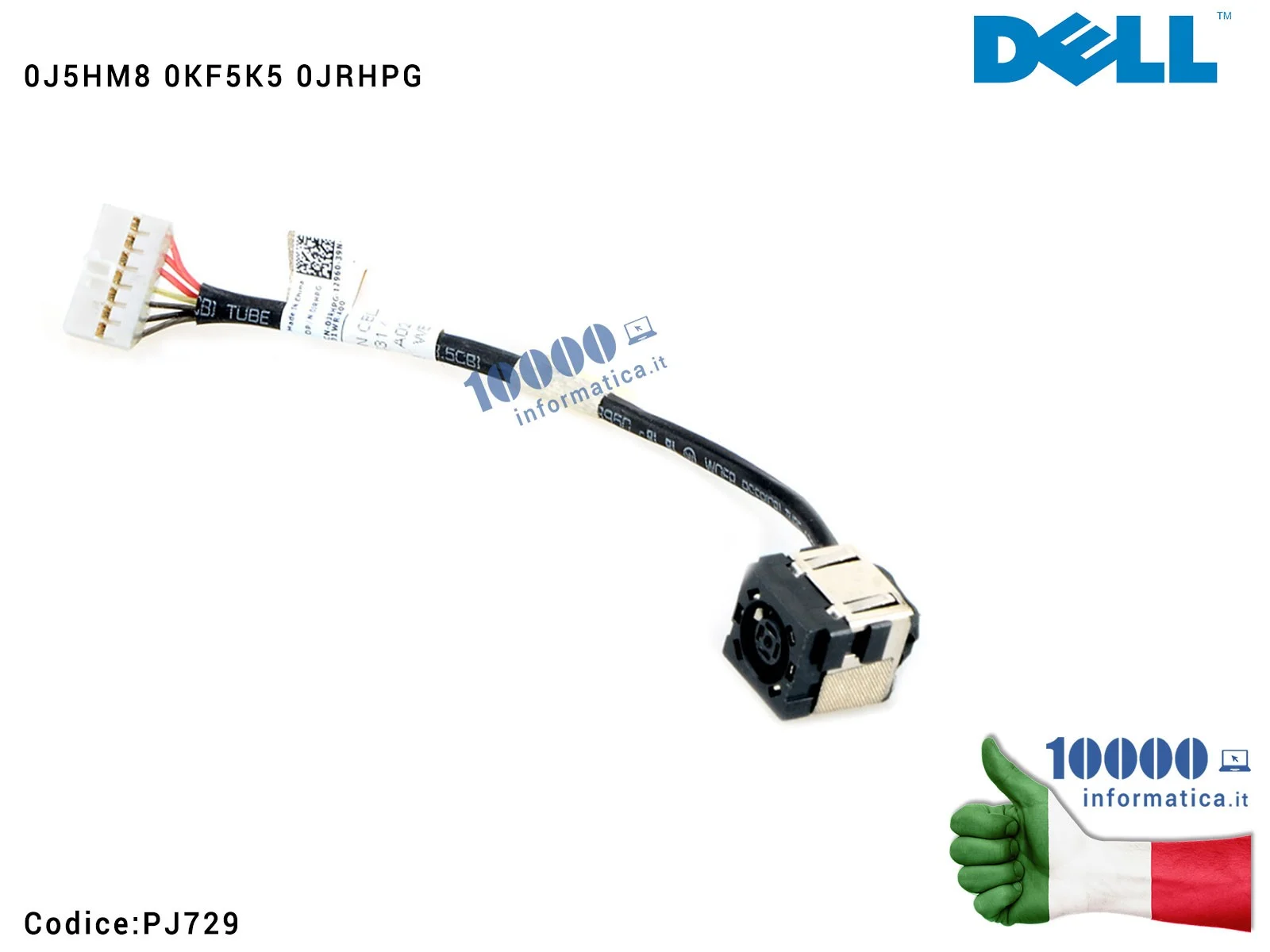 PJ729 Connettore di Alimentazione DC Power Jack PJ729 DELL Inspiron 14R 14 3000 3421 3437 3442 3443 3446 5000 5421 5437 15R 1... PJ729 Connettore di Alimentazione DC Power Jack PJ729 DELL Inspiron 14R 14 3000 3421 3437 3442 3443 3446 5000 5421 5437 15R 1...