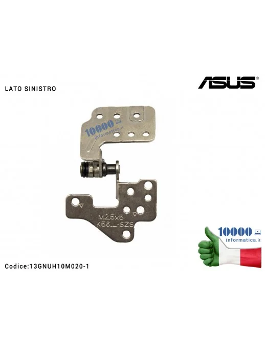 13GNUH10M020-1 Cerniera Hinge [SX] ASUS K56 K56CA K56CB K56CM S56C S56CA S56CM A56 A56C S550C R505C [LATO SINISTRO] 13GNUH10M...