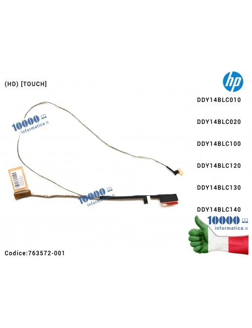 Cavo Flat LCD HP (HD) [TOUCH] Pavilion 15-P Envy 15-K 15-V DDY14BLC010 DDY14BLC020 DDY14BLC100 DDY14BLC120 DDY14BLC130 DDY14BLC140