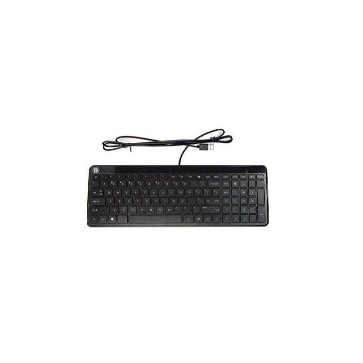 801526-061 HP Multimedia Wired Tastiera Keyboard Black