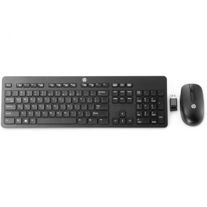 803844-061 803844-061 HP Wireless Tastiera Keyboard mouse and dongle kit (Jack Black color) - (Italy) HP DSE