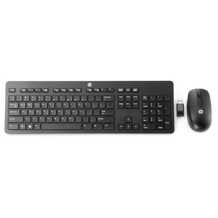 803844-061 HP Wireless Tastiera Keyboard mouse and dongle kit (Jack Black color) - (Italy)
