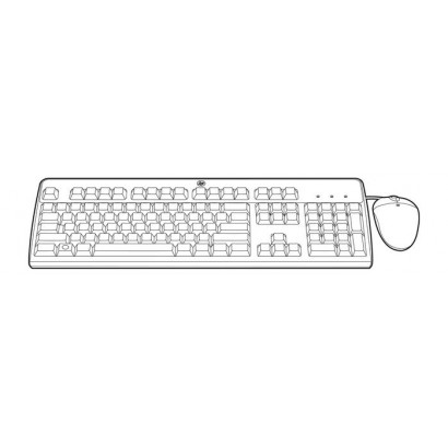 631362-B21 631362-B21 Hewlett Packard Enterprise Tastiera Keyboard Mouse Included Usb Qwerty Italian Black HP DSE