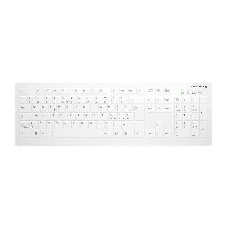 AK-C8112-FUS-W/IT Cherry Ak-C8112 Tastiera Keyboard Rf Wireless Qwerty Italian White
