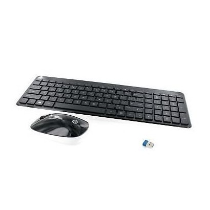 789404-061 789404-061 HP Wireless Tastiera Keyboard/Mouse Kit Etna Laser Melbourne Black/White HP DSE