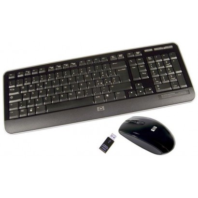 505143-061 505143-061 HP RF Tastiera Keyboard (Italy) Black + Mouse 697347-061 HP DSE