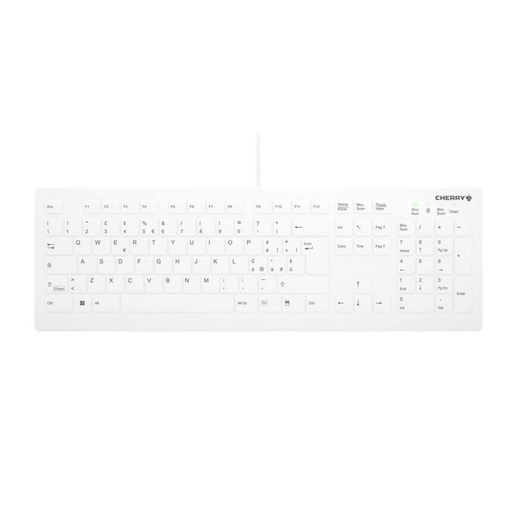 AK-C8112-U1-W/IT Cherry Ak-C8112 Tastiera Keyboard Usb Qwerty Italian White