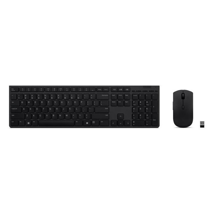 4X31K03951 Lenovo Tastiera Keyboard Mouse Included Rf Wireless + Bluetooth Italian Black