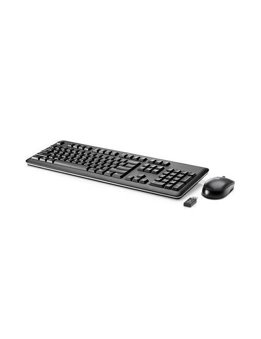 730323-061 730323-061 HP USB wireless Tastiera Keyboard kit - Includes RF dongle and USB mouse (Jack Black color) - Supports ...
