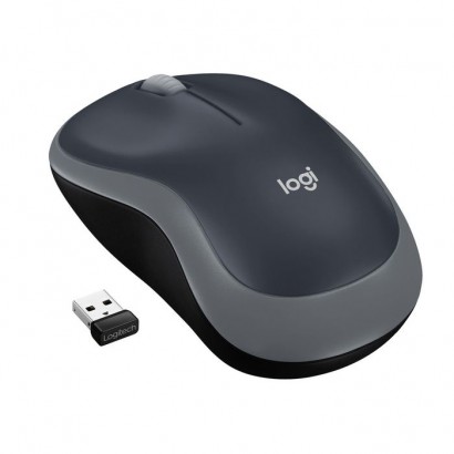 910-002235 910-002235 Logitech Wireless Mouse M185, RF Wireless, Alkaline, Grey 910-002238, 790162
