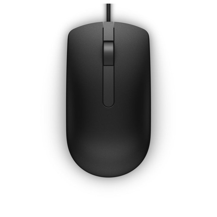 570-AAIR Dell Optical Mouse MS116, USB, 1000 dpi, 1.8m, 413 g Ambidextrous
