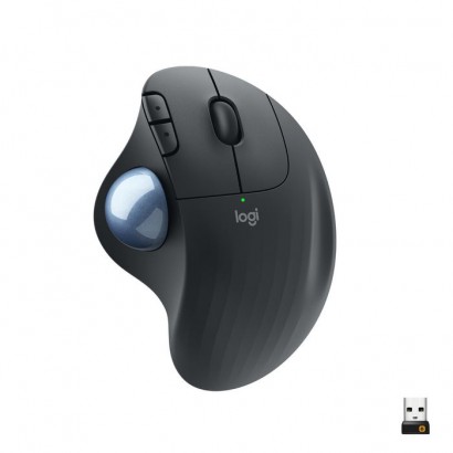 910-005872 910-005872 Logitech ERGO M575 Wireless Trackball Mouse , RF Wireless + Bluetooth, Alkaline, Graphite 833000