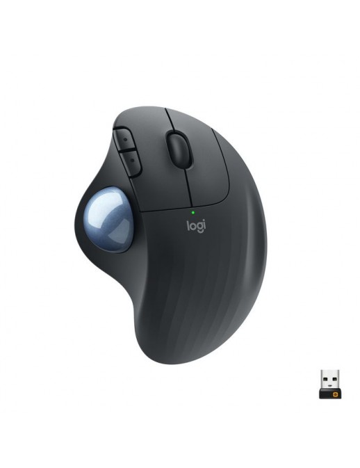 910-005872 910-005872 Logitech ERGO M575 Wireless Trackball Mouse , RF Wireless + Bluetooth, Alkaline, Graphite 833000