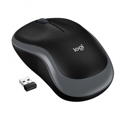 910-002238 Logitech Wireless Mouse M185 RF Wireless Alkaline Grey 910-002238 910-002235 817240