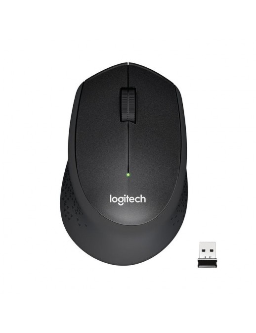 910-004909 Logitech M330 Silent Plus, 1000 dpi, USB 2.4GHz, 1xAA, Black 788676