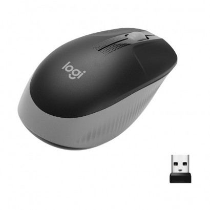 910-005906 910-005906 Logitech M190 Full-size wireless mouse, RF Wireless, Alkaline, Grey 833987