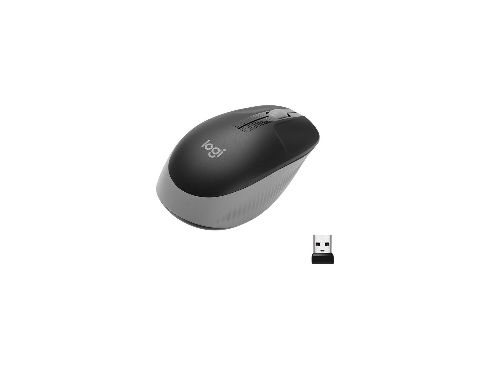 910-005906 910-005906 Logitech M190 Full-size wireless mouse, RF Wireless, Alkaline, Grey 833192 ALKALINE - Alkaline Batterie...