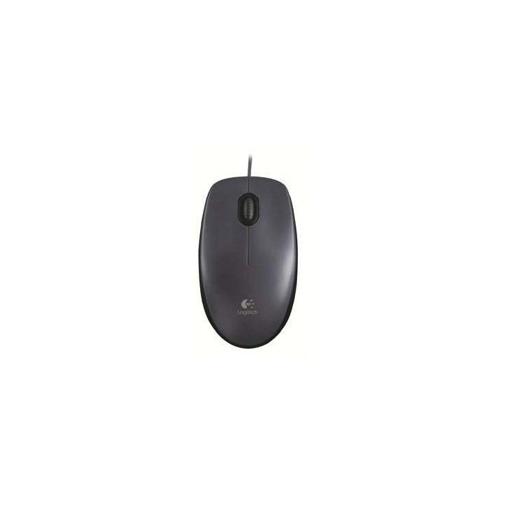 910-001794 Logitech Mouse M90, USB Type-A, Grey Ambidextrous