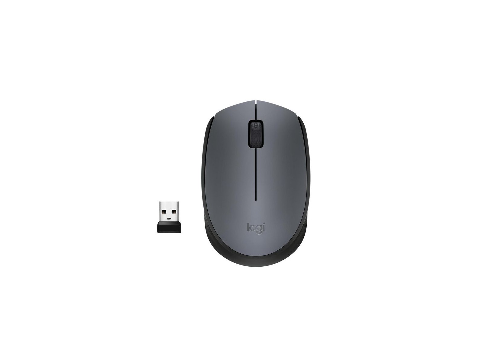 910-004642 910-004642 Logitech M170 Wireless Mouse, RF Wireless, Alkaline, Grey 813820 Ambidextrous