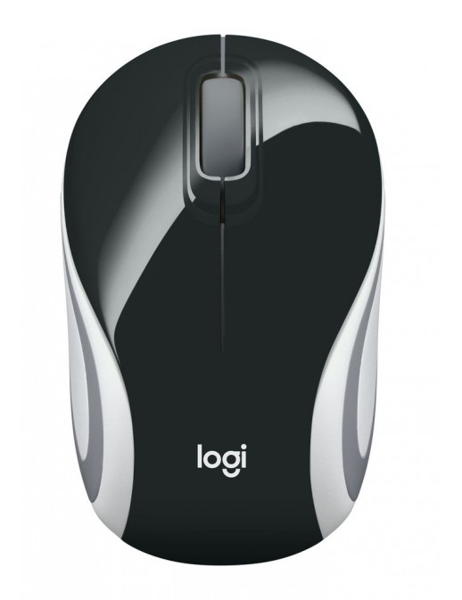 910-002731 910-002731 Logitech Wireless Mini Mouse M187, RF Wireless, Alkaline, Black 820575
