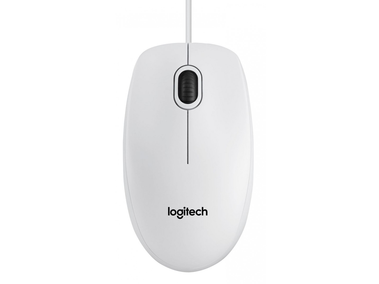 910-003360 910-003360 Logitech B100 Optical USB Mouse, USB Type-A, White 798569 Ambidextrous