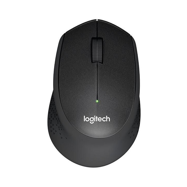 910-004905 Logitech M330 SILENT PLUS, RF Wireless, Black Right-hand