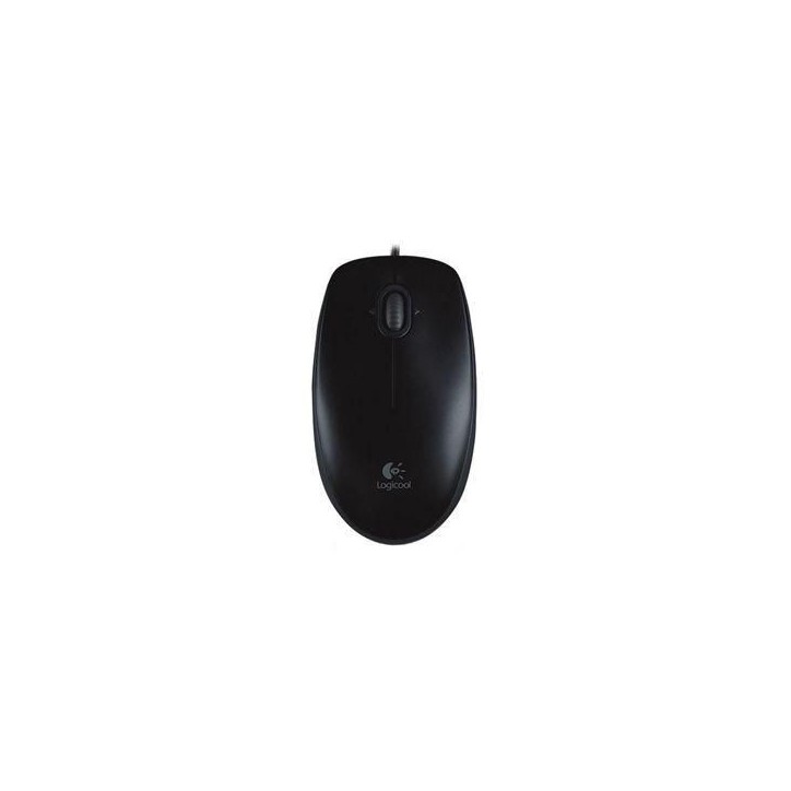 910-001601 Logitech M100 Corded Mouse Grey