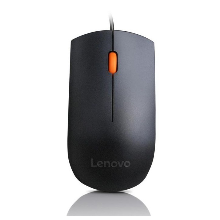 GX30M39704 Lenovo Mouse Ambidextrous - USB Type-A - 1600 DPI - Black