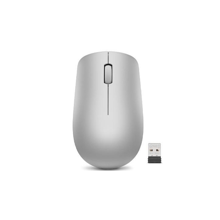GY50Z18984 Lenovo Wireless (2.4 GHz), 1200 DPI, Optical sensor, Nano USB, 65 g, Platinum Grey