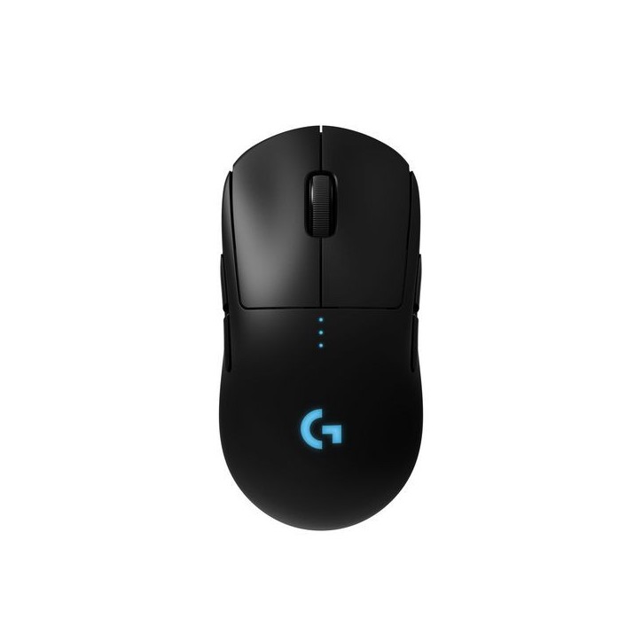 910-005272 Logitech PRO Wireless Gaming Mouse, RF Wireless, Lithium Polymer (LiPo), Black Polytetrafluoroethylene (PTFE)