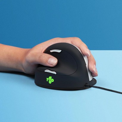 RGOBRHEMLL RGOBRHEMLL R-Go Tools R-Go HE Break Mouse, Ergonomic mouse, Anti-RSI software, Large (Hand Size above 185mm), Left...